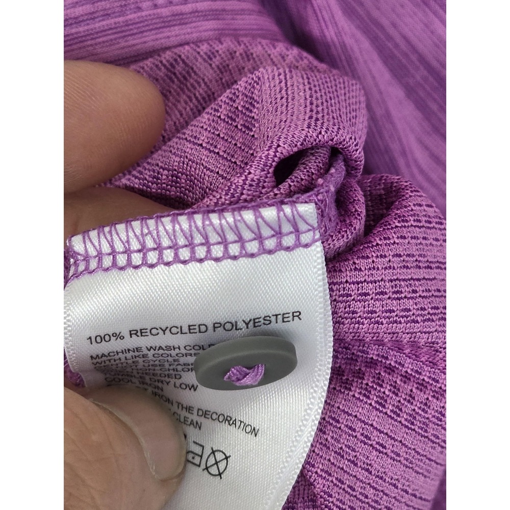 Tommy Bahama Polo Shirt Mens Medium Purple IslandZone Golf Performance Stretch - Picture 6 of 12